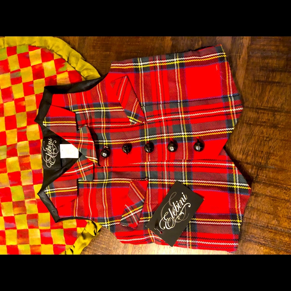 Infant Plaid Vest